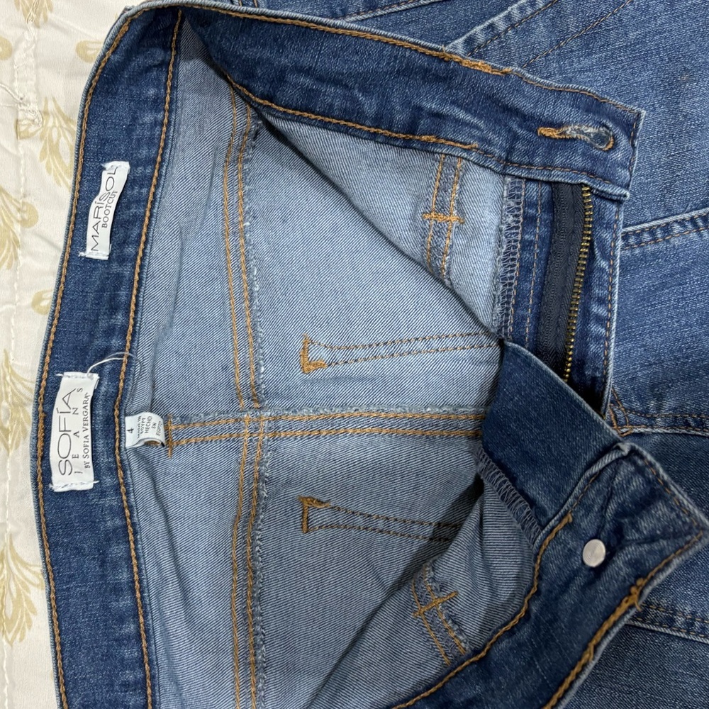 Sofia Marisol Bootcut Cargo Jeans…size 4 - Picture 5 of 6